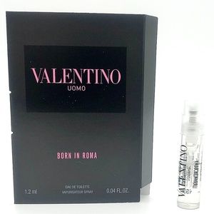 ❤️ 4 for $25 Valentino Uomo Born in Roma Mini Travel Vial NEW
